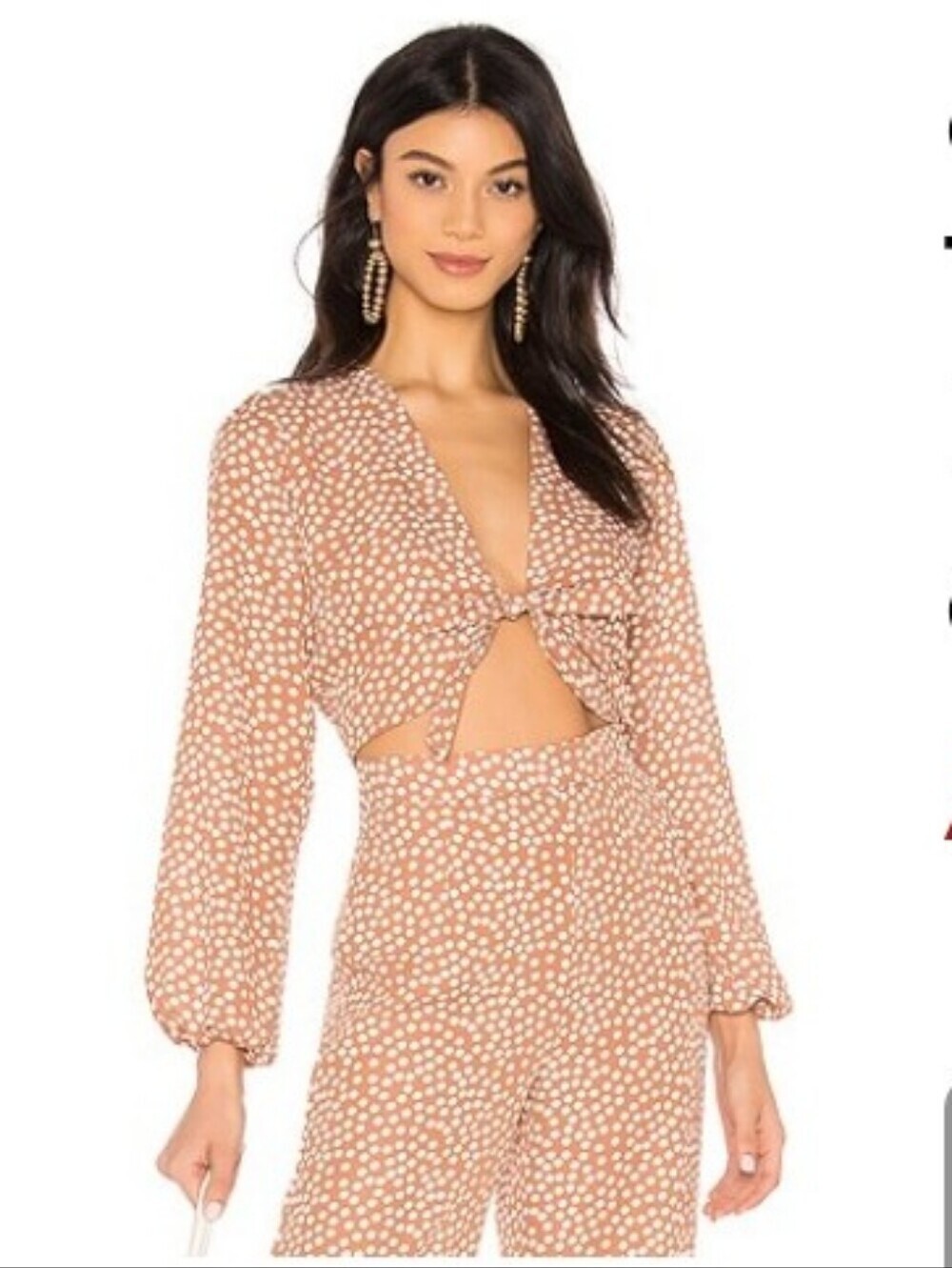 RESA CHA CHA CHA TERRACOTA POLKA DOT NWOT SIZE MEDIUM